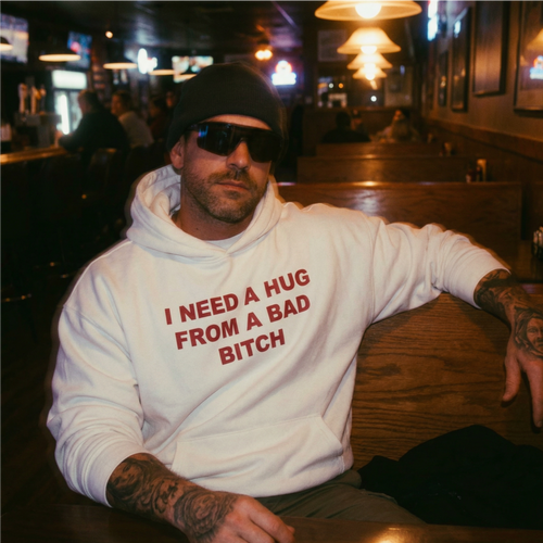 The Menace | White Hoodie